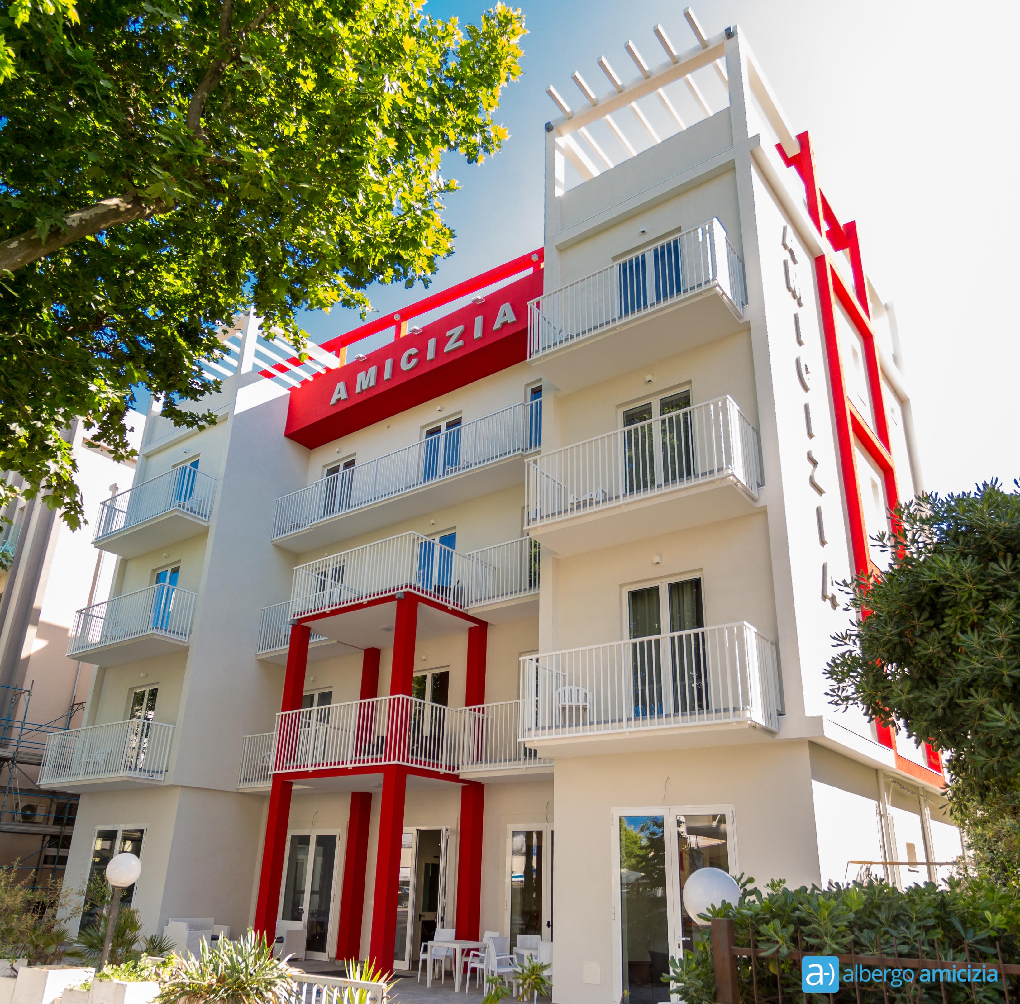 Hotel Amicizia Rimini Buitenkant foto